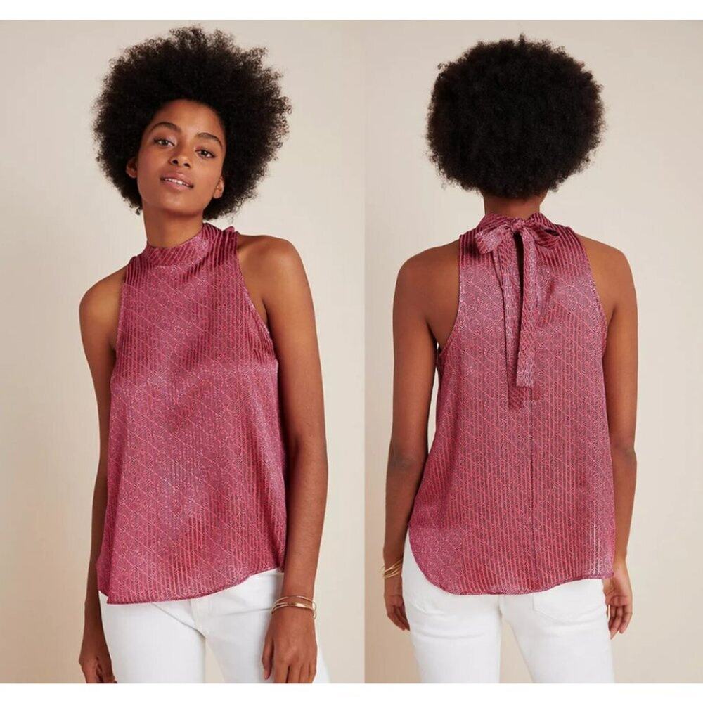 Anthropologie Pink Tank Top
